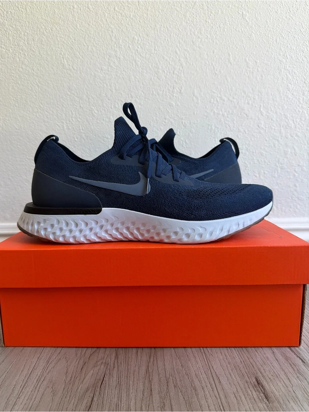 Nike Epic React Flyknit College Navy Diffused Blue